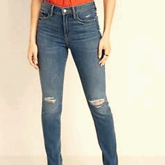Old Navy Denim - Old Navy High Rise Power Slim Straight Jeans